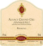 Agathe Bursin Alsace Zinnkoepfle Grand Cru Riesling 2015 Front Label