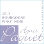 Agnes Paquet Bourgogne Pinot Noir 2013 Front Label