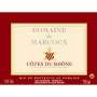 Domaine de Marcoux Cotes-du-Rhone 2013 Front Label