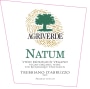 Agriverde Cantina Trebbiano d'Abruzzo Natum 2014 Front Label