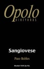 Opolo Paso Robles Sangiovese 2013 Front Label