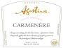 Agustinos Rapel Valley Carmenere Reserva 2014 Front Label