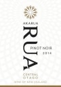 Akarua Winery RUA Pinot Noir 2014 Front Label