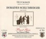 Domaines Schlumberger Les Princes Abbes Pinot Gris 1998 Front Label