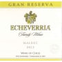 Echeverria Gran Reserva Malbec 2013 Front Label