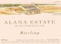 Alana Estate Riesling 2013 Front Label