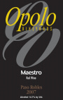 Opolo Maestro Red Wine 2007 Front Label