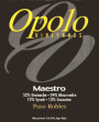 Opolo Maestro Red Wine 2006 Front Label