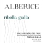 Alberice Colli Orientali del Friuli Ribolla Gialla 2014 Front Label