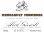 Albert Grivault Meursault Perrieres Premier Cru 2013 Front Label