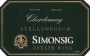 Simonsig Chardonnay 1998 Front Label