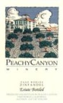 Peachy Canyon Estate Zinfandel 1998 Front Label