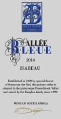 Allee Bleue Isabeau 2014 Front Label