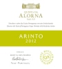 Alorna Arinto Vinho 2012 Front Label