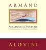 Alovini Aglianico del Vulture Armand 2008 Front Label