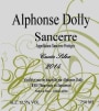 Alphonse Dolly Sancerre Cuvee Silex 2014 Front Label