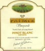 Palmer Pinot Blanc Estate 1998 Front Label