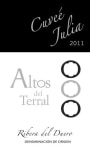 Altos del Terral Cuvee Julia 2011 Front Label