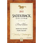 Saddleback Pinot Blanc 2012 Front Label