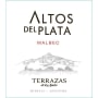 Terrazas de los Andes Altos del Plata Malbec 2015 Front Label