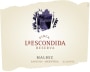 Andean Vineyards San Juan Finca la Escondida Reserva Malbec 2007 Front Label