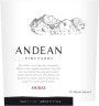 Andean Vineyards Shiraz 2015 Front Label