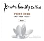 Krutz Family Cellars Pinot Noir 2007 Front Label