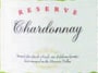 Jacob's Creek Padthaway Reserve Chardonnay 1998 Front Label