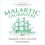 Chateau Malartic-Lagraviere Blanc 2012 Front Label