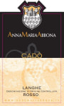 Anna Maria Abbona Langhe Cado Rosso 2012 Front Label