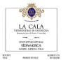 Sella & Mosca La Cala Vermentino 1999 Front Label