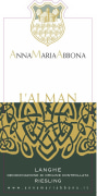 Anna Maria Abbona Langhe L'Alman Riesling 2013 Front Label