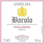 Anselma Giacomo Barolo Vigna Rionda Riserva 2008 Front Label