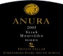 Anura Vineyards Private Cellar Reserve Syrah Mourvedre 2005 Front Label