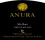 Anura Vineyards Private Cellar Limited Release Malbec 2014 Front Label