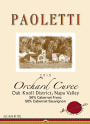 Paoletti Orchard Cuvee Red 2010 Front Label