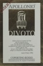 Appollonio Casa Vinicola Copertino Divoto Riserva 2007 Front Label