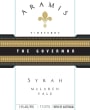 Aramis Vineyards The Governor Syrah 2009 Front Label