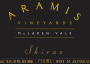Aramis Vineyards Black Label Shiraz 2011 Front Label