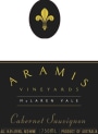 Aramis Vineyards Black Label Cabernet Sauvignon 2010 Front Label