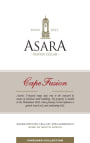 Asara Wine Estate Stellenbosch Collection Cape Fusion 2014 Front Label