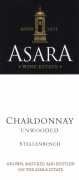 Asara Wine Estate Stellenbosch Unwooded Chardonnay 2010 Front Label