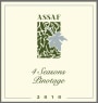 Assaf Winery 4 Seasons Pinotage 2010 Front Label