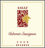 Assaf Winery Reserve Cabernet Sauvignon 2008 Front Label