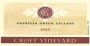Patricia Green Croft Vineyard Pinot Noir 2005 Front Label