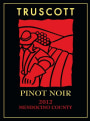 Weibel Truscott Pinot Noir 2012 Front Label