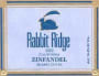 Rabbit Ridge CA Barrel Cuvee Zinfandel 1999 Front Label
