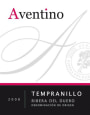 Aventino Wines Tempranillo 2008 Front Label