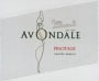 Avondale Pinotage 2014 Front Label