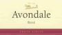 Avondale Rose 2009 Front Label